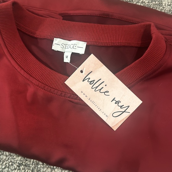 NWT S’Edge Red Satin Shift Dress Sz M - Picture 10 of 10